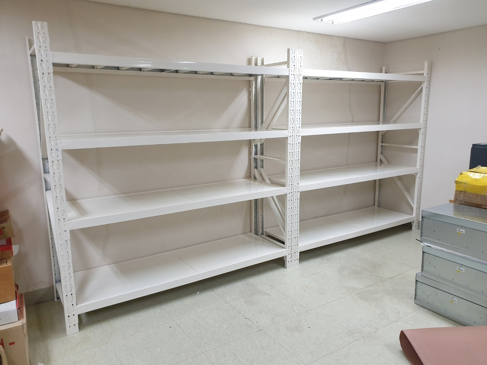 최저가 중량랙 철제다이 무볼트 철제선반 중량랙 매장랙 쇼팡몰랙 창고랙 이미지