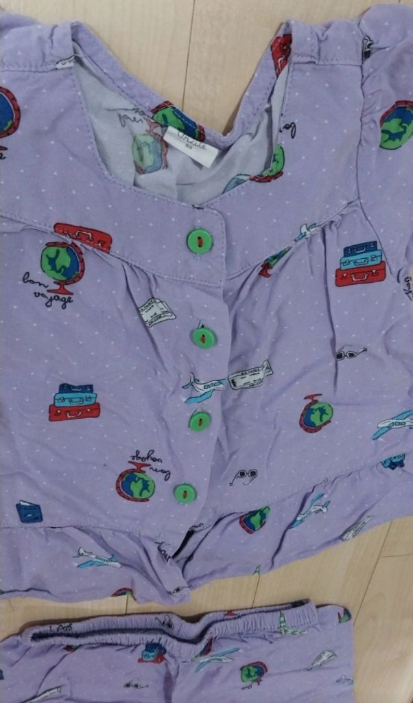 여아 내복 오르시떼 외 55호 90~100 호 이미지