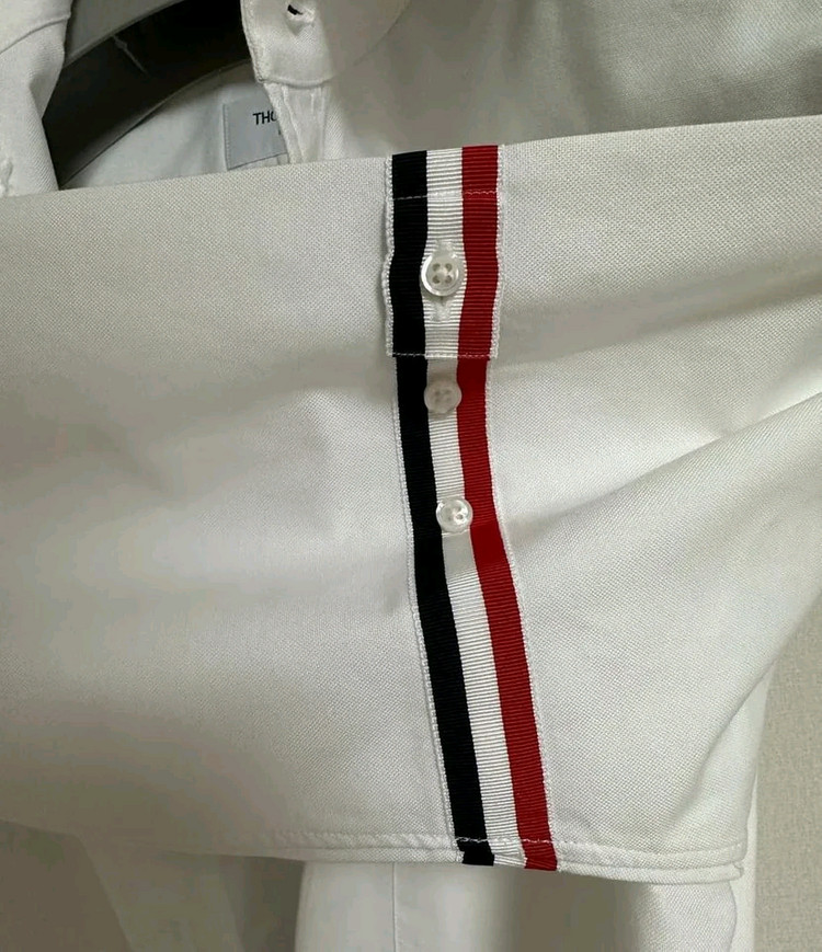 톰브라운 옥스포드 암밴드 셔츠 화이트 0사이즈 90-95 이미지