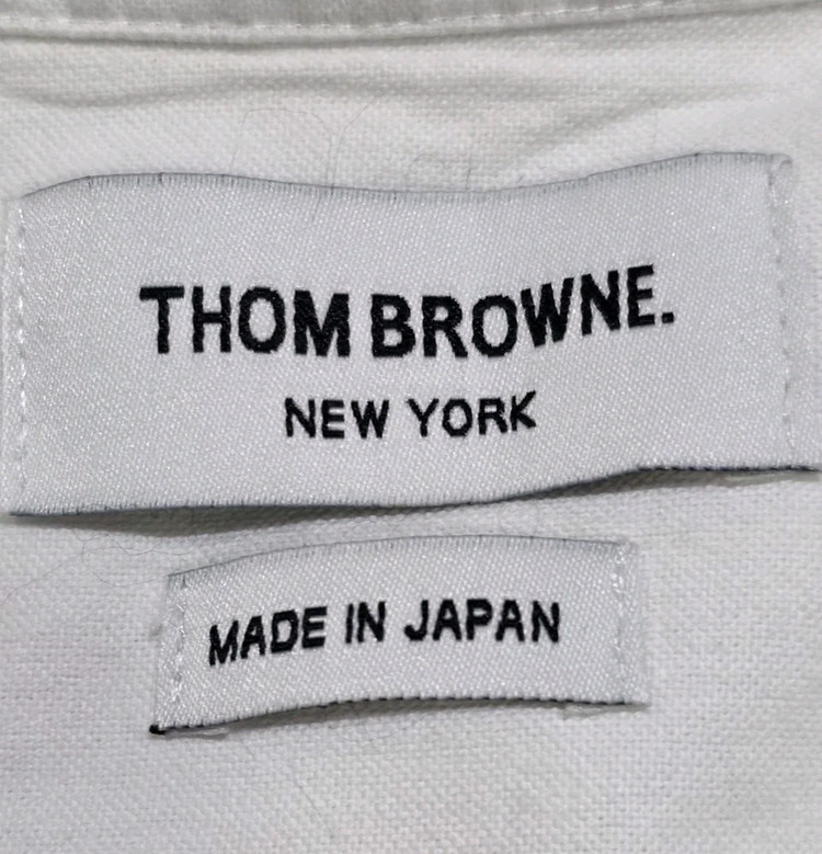 톰브라운 옥스포드 암밴드 셔츠 화이트 0사이즈 90-95 이미지