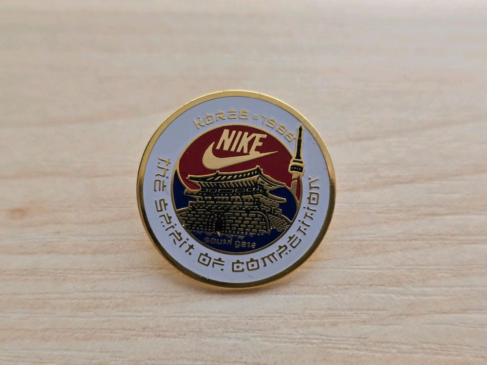 NIKE 나이키 88올림픽 서울올림픽 기념 뱃지 2종 이미지