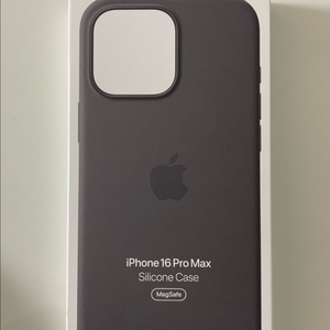 아이폰 16 Pro Max 실리콘 케이스 스톤 그레이 미개봉 새상품 이미지