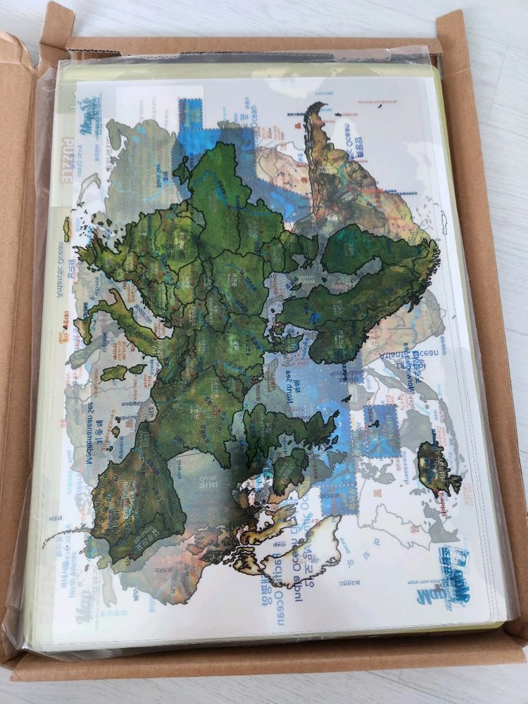행복한 지구 Map프렌즈 세계지도 퍼즐 전권 이미지