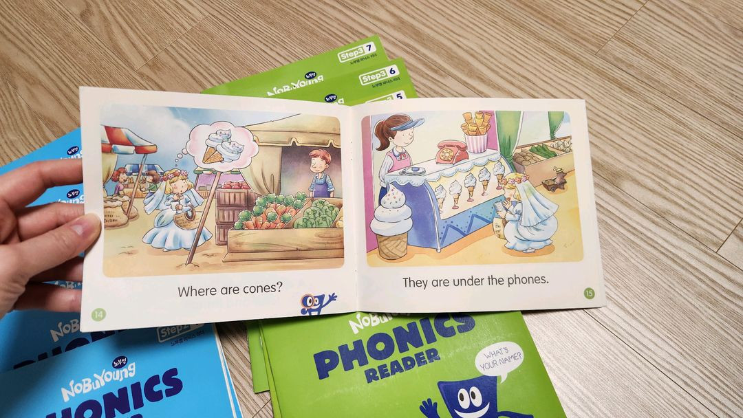 노부영 퍼스트리더 파닉스 영어학습 교재 세트 이미지