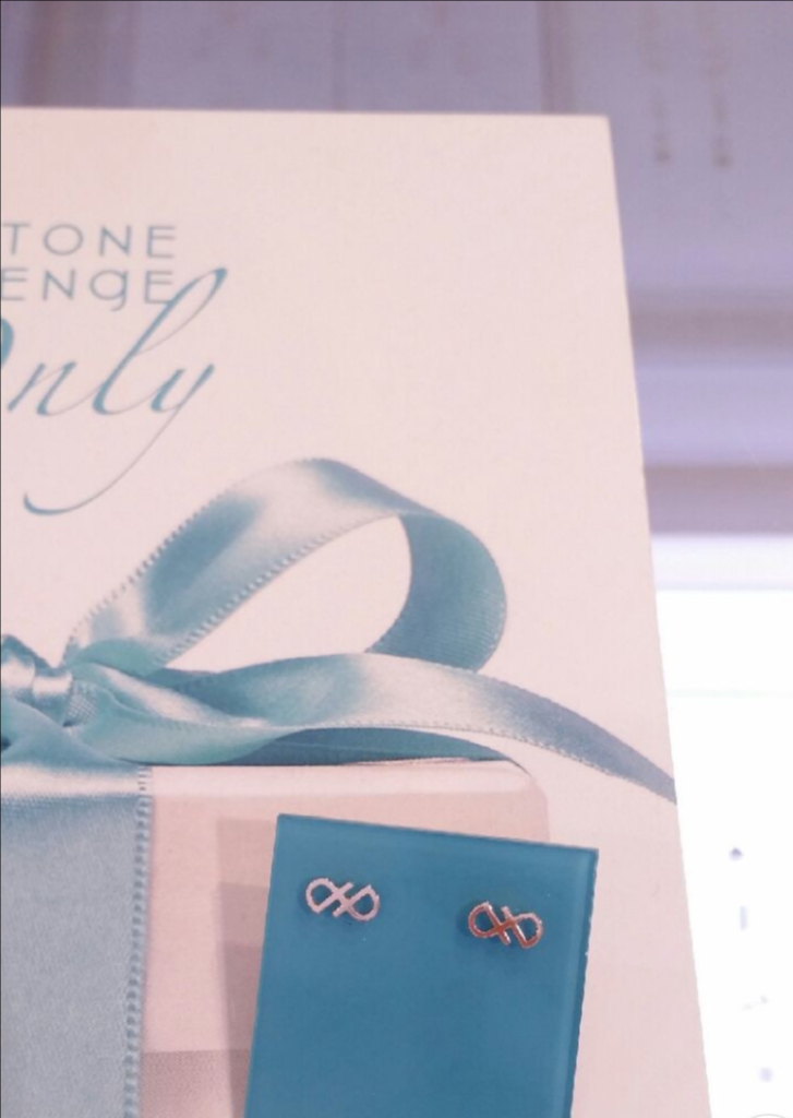 스톤헨지 14K 로즈골드 귀걸이 P1085 - 14K 로즈골드 소재 - 이미지