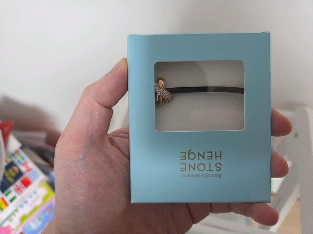 (미개봉새상품) 스톤헨지 럭키유 목걸이+귀걸이 선물 세트 이미지