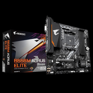 신품급 긱바 B550M AORUS Elite (B550 어로스 엘리트, 원박스, AS남음) 이미지