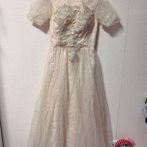 여성 한복 원피스 이미지