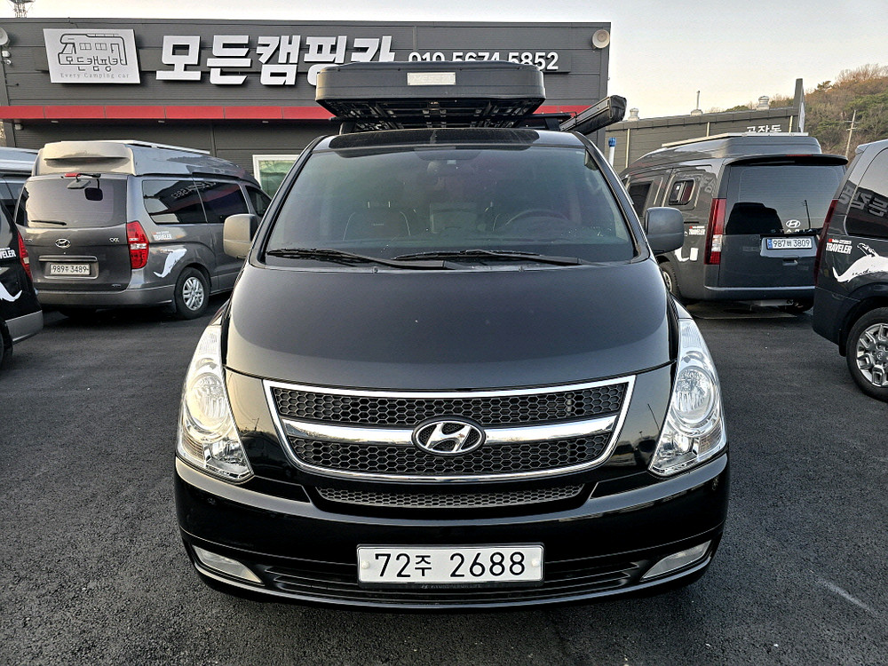 14년 스타렉스5인승캠핑카(4륜,8만km,인산철+텐트)-전액할부됨 이미지