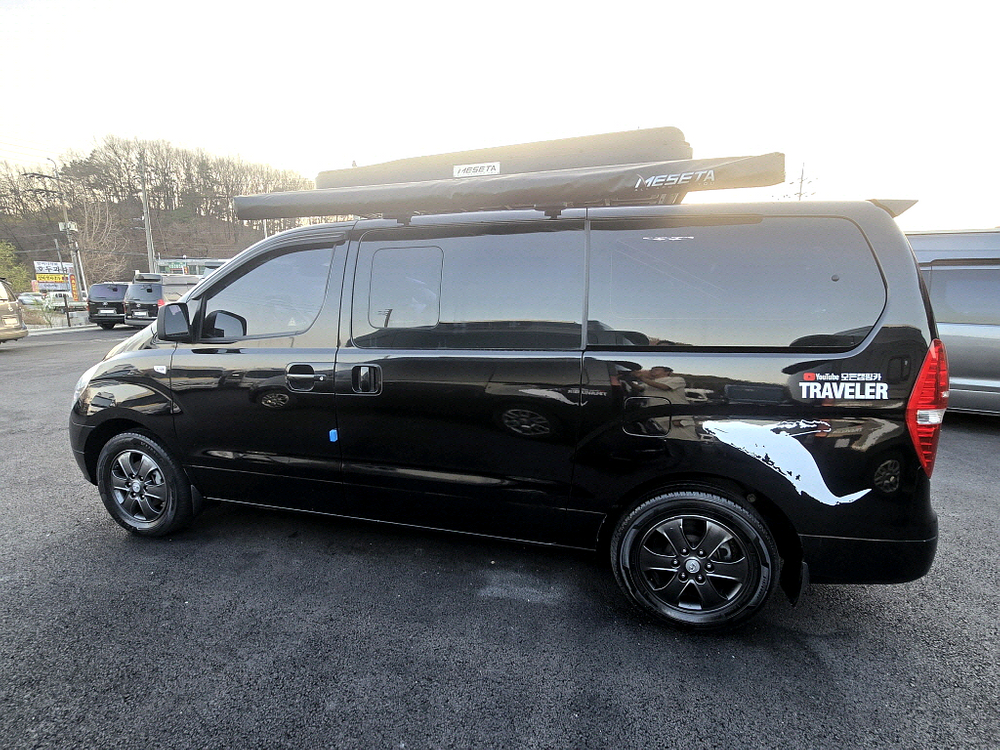 14년 스타렉스5인승캠핑카(4륜,8만km,인산철+텐트)-전액할부됨 이미지