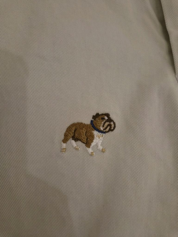 폴로 랄프로렌 불독 자수 반바지 베이지 이미지