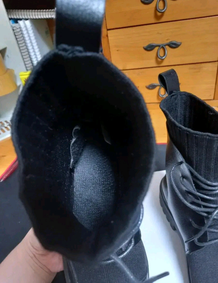 여성 끈 워커 부츠 (235) 이미지