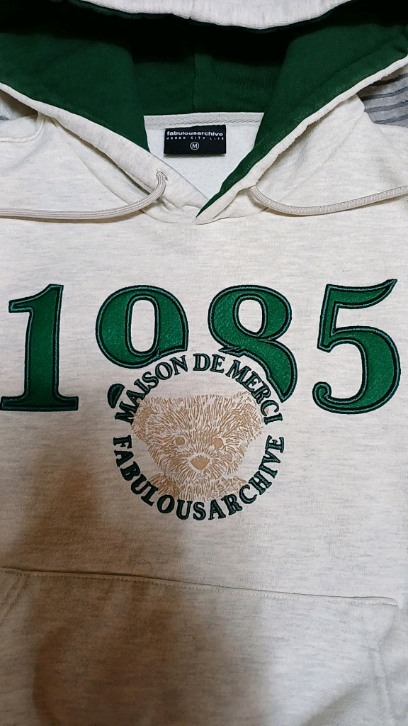 패블러스아카이브 크롭기모후드 M 여성66 가슴56 기장54 이미지