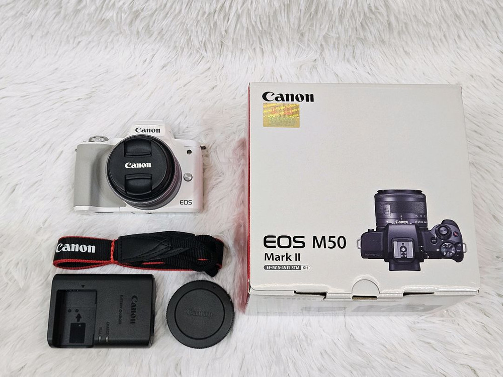 [민트] 캐논 EOS M50 Mark2 번들 렌즈, 미러리스 카메라 이미지