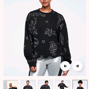 줌바웨어 신상 맨투맨 새상품 s사이즈 이미지