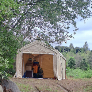 야외 주차천막 창고 코스트코천막 주차용텐트 주차텐트 캐노피 몽골텐트 차량캐노피 이미지