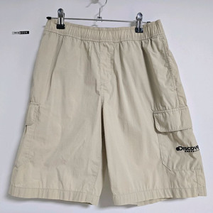 디스커버리 키즈 우븐 트레이닝 반바지 160사이즈 베이지 이미지