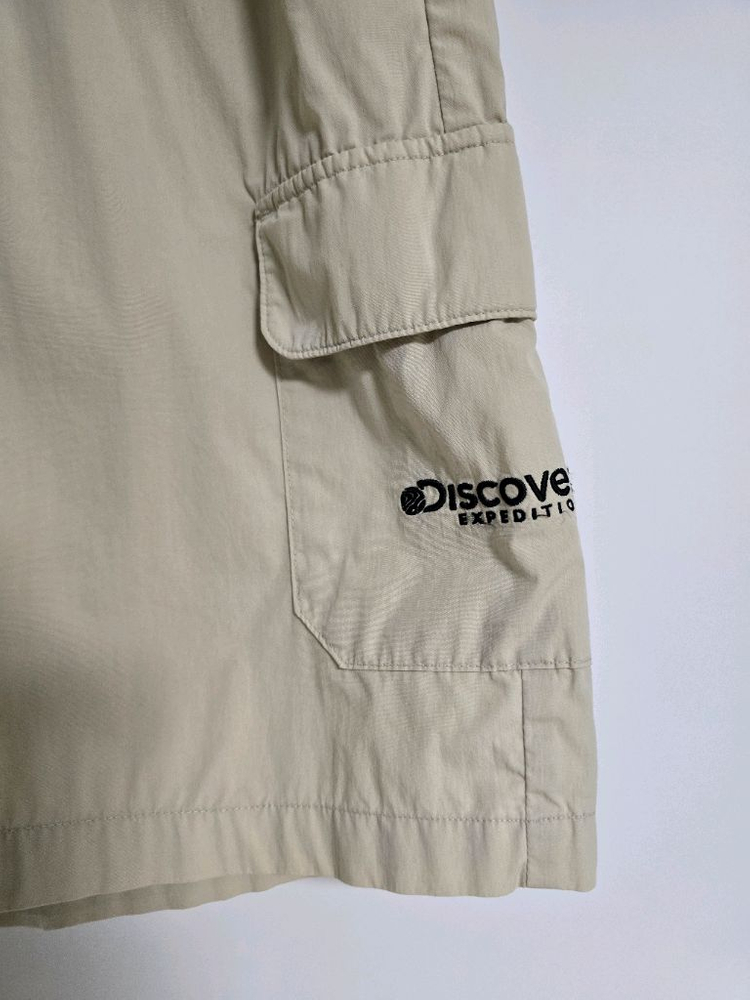 디스커버리 키즈 우븐 트레이닝 반바지 160사이즈 베이지 이미지