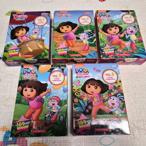 도라 더 익스플로러 1,2,4,5,6집 DVD + 3집 mp4 파일 이미지