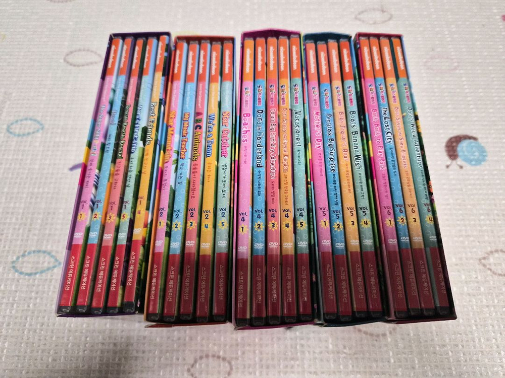 도라 더 익스플로러 1,2,4,5,6집 DVD + 3집 mp4 파일 이미지