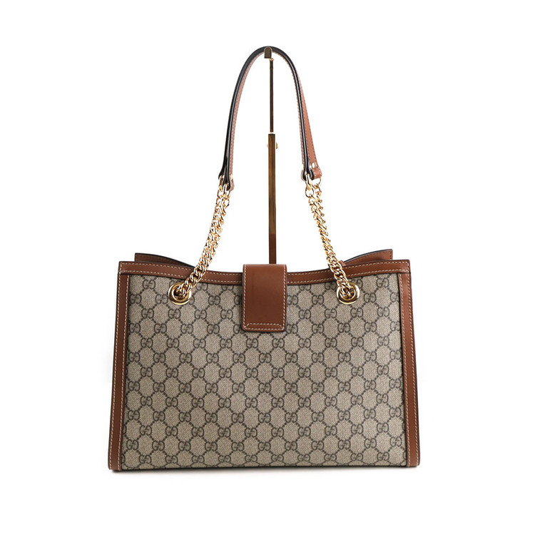 [중고명품다올] 구찌 GG 수프림 패드락 미디움 체인 숄더백 479197 이미지