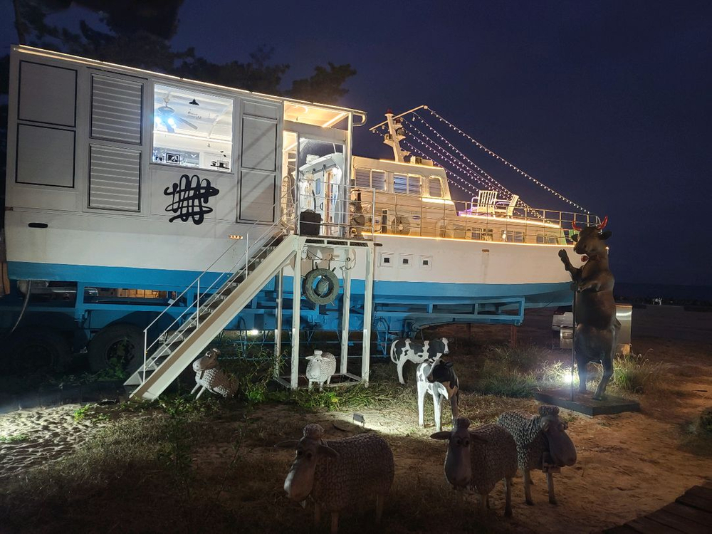 여객선카라반,이동식주택,세컨하우스,농막.방갈로,카페 이미지