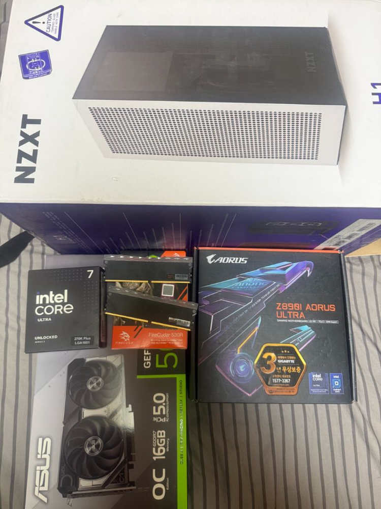 NZXT H1 V2 미니 PC 270k/z890/48gb/1tb/5060ti 이미지