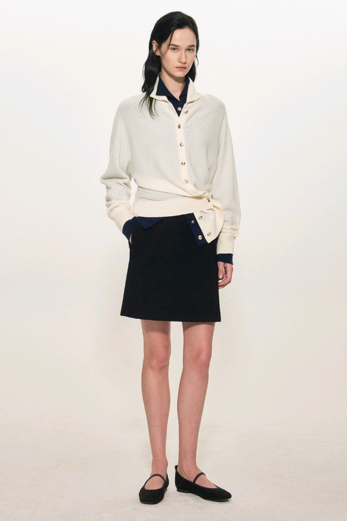 [새상품] 한섬 타임 25 캐시미어 블렌드 가디건/ 랑방 더캐시미어 마인 오브제 시스템 sjsj 이미지