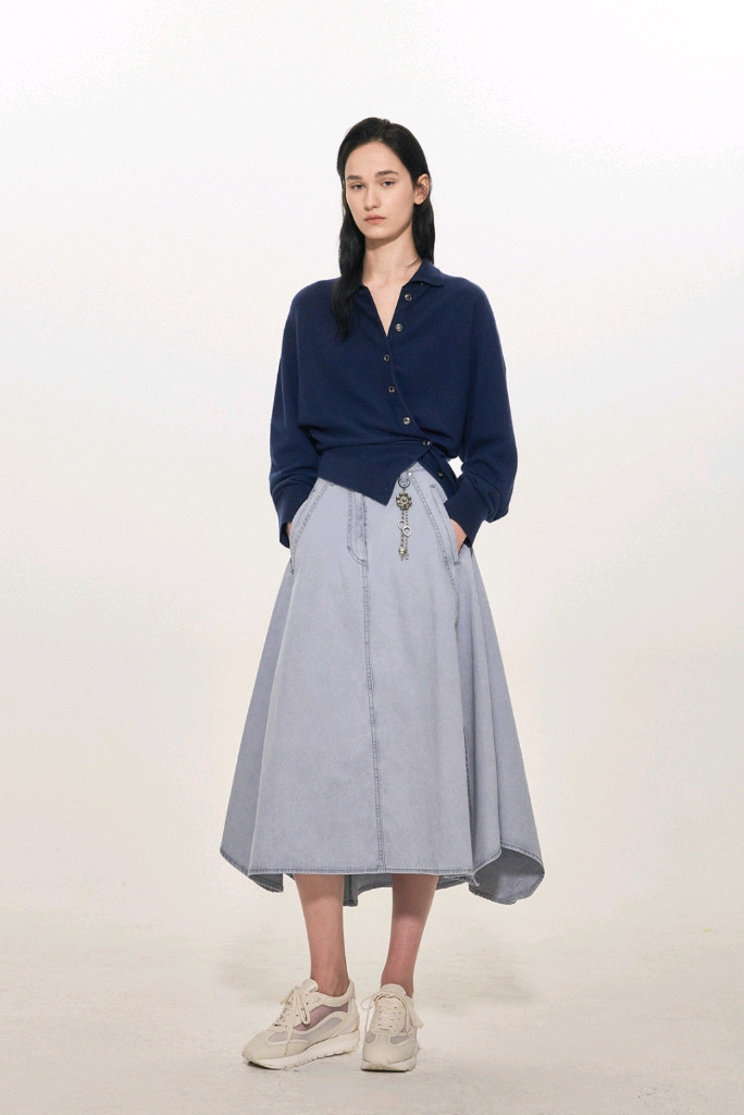 [새상품] 한섬 타임 25 캐시미어 블렌드 가디건/ 랑방 더캐시미어 마인 오브제 시스템 sjsj 이미지