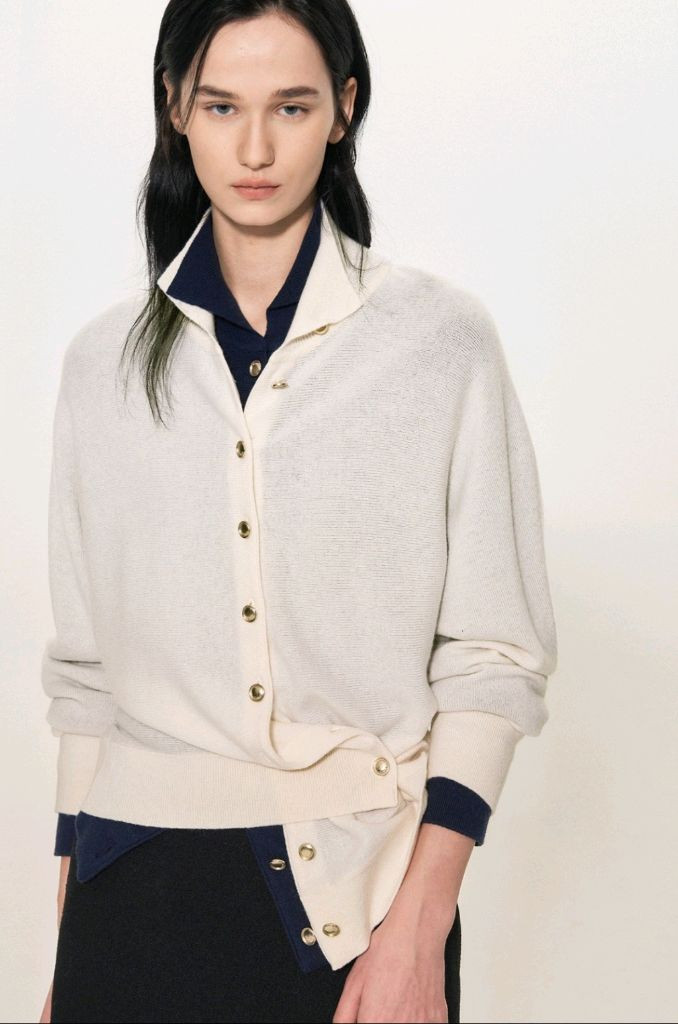 [새상품] 한섬 타임 25 캐시미어 블렌드 가디건/ 랑방 더캐시미어 마인 오브제 시스템 sjsj 이미지