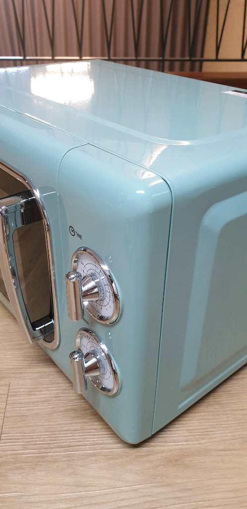 쿠잉 레트로 전자레인지 파스텔 민트 20L 이미지