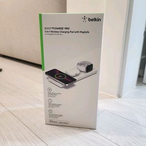 벨킨 3in1 아이폰,애플워치,에어팟 무선충전기 미개봉 이미지