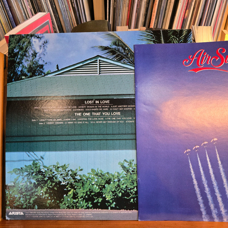 Air Supply.lost in love/the one that you love81.jpn.초반.NM/NM+,NM 이미지