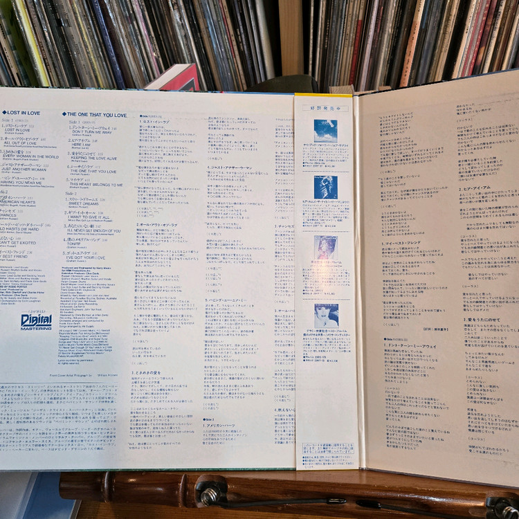 Air Supply.lost in love/the one that you love81.jpn.초반.NM/NM+,NM 이미지