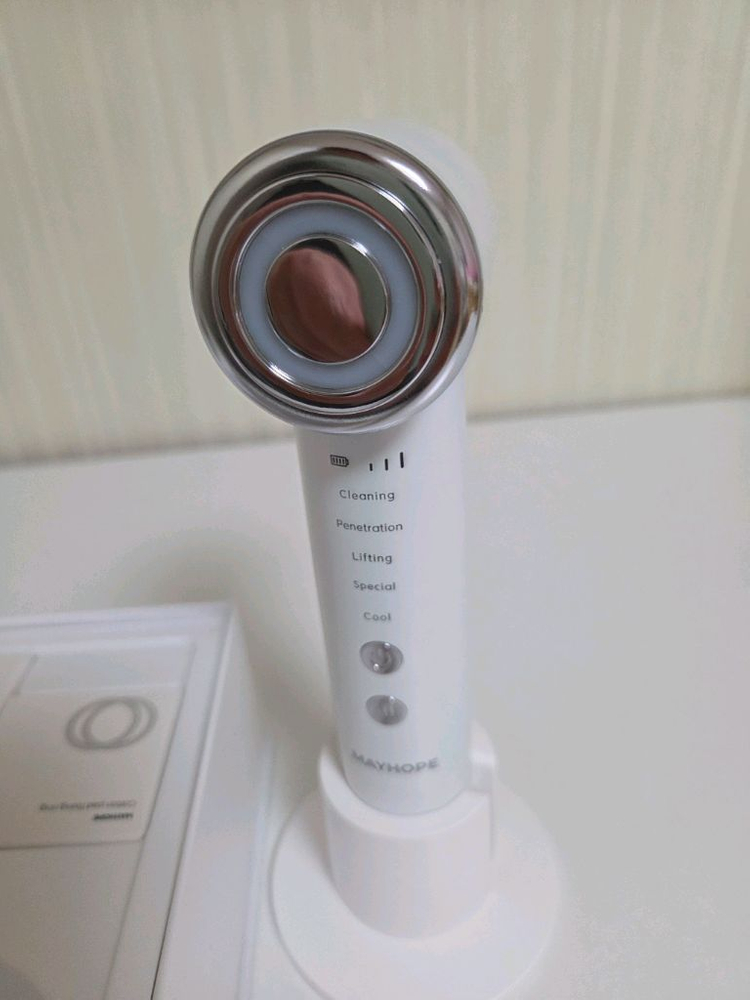 메이홉 갈바닉 디바이스 화이트 풀박스 이미지