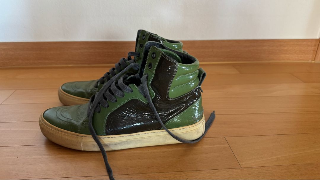 YSL 생로랑 SAINT LAURENT 코트 하이탑 스니커즈 신발 슈즈 정품 BTS 셀린 디올 발렌 루이 골든 YS 이미지