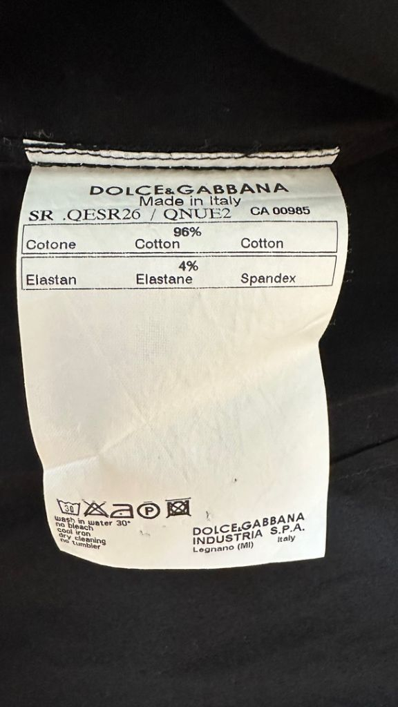 돌체앤가바나 dolce gabbana 블랙 기본 셔츠 이미지