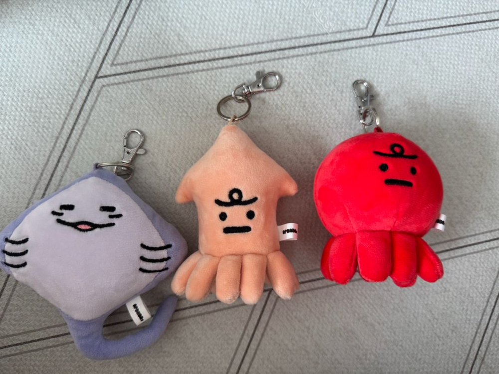 앞바다즈 인형키링 3개 일괄판매 이미지