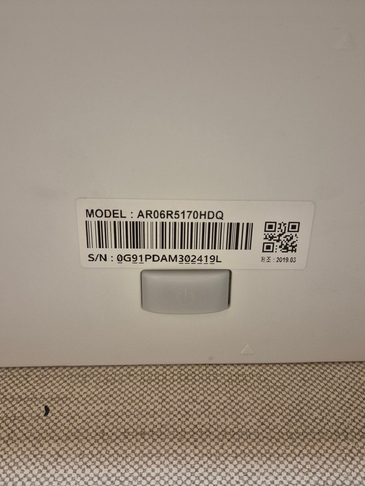 2019년 삼성 무풍갤러리 에어컨 2in1 상태좋아요 이미지