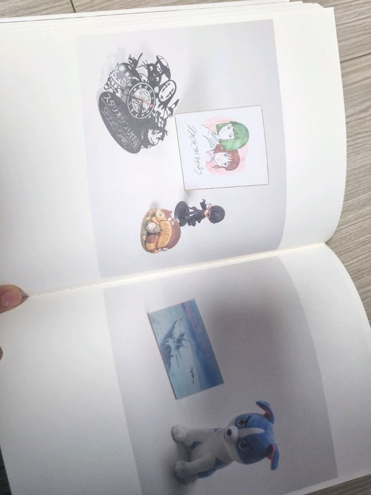 미야자키 하야오 토토로 친필 사인 액자용 드로잉 이미지