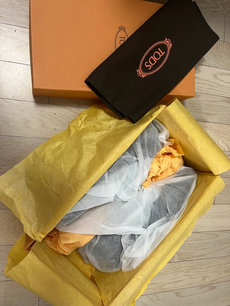 토즈 tod`s 다크네이비 드레스 레더 윙팁 더비 슈즈 265사이즈 새제품 이미지