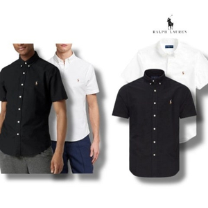 폴로 옥스포드 코튼 멀티포니 반팔셔츠 이미지