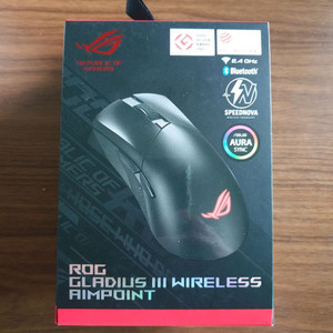 ASUS ROG 글라디우스 3 무선 에임포인트 마우스 팝니다 이미지