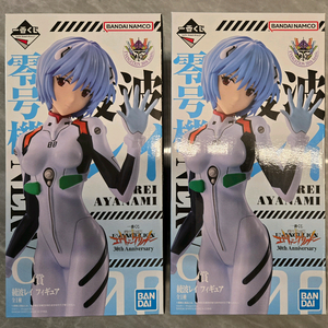 에반게리온 30주년 기념 C상 레이 피규어 2개 + 굿즈 16개 세트 일괄 (미개봉) 이미지