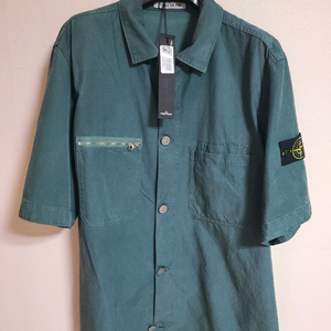 스톤아일랜드 가먼트다잉 오버셔츠 반팔 이미지