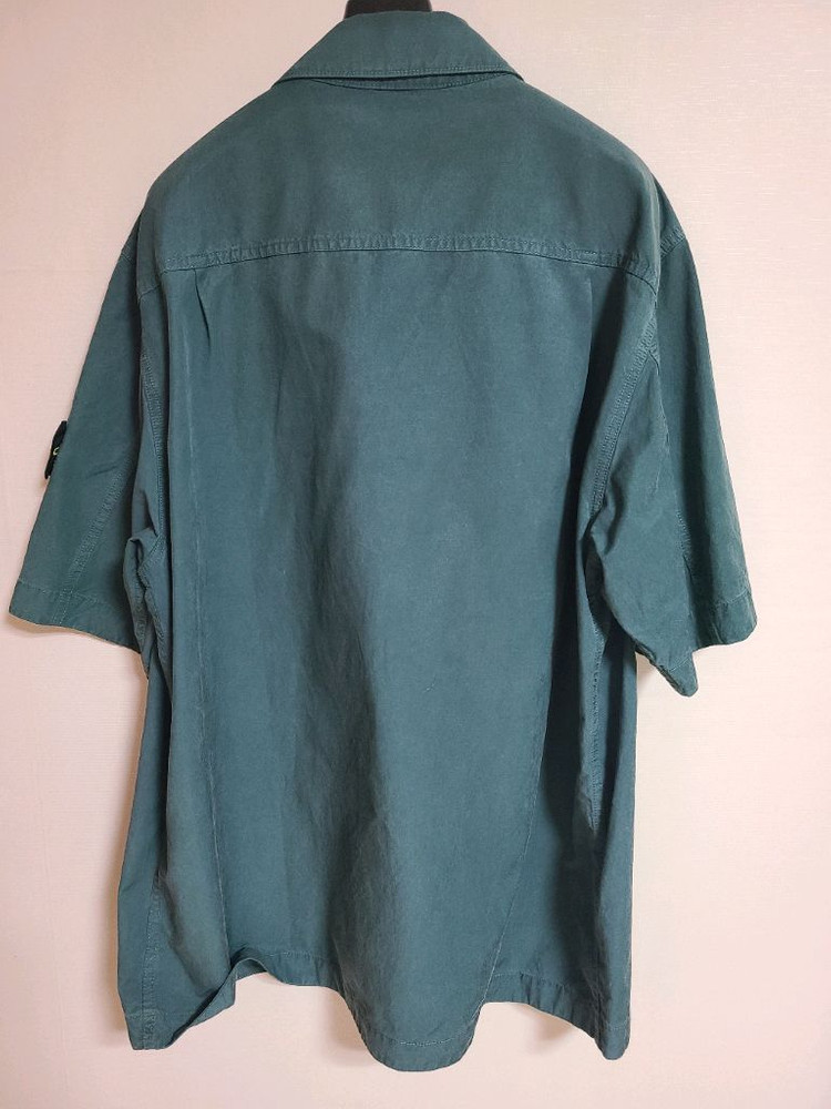 스톤아일랜드 가먼트다잉 오버셔츠 반팔 이미지