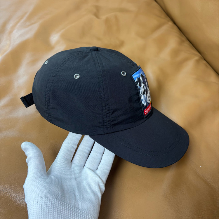 슈프림 노스페이스 6패널 볼캡 모자 설산 블랙 이미지