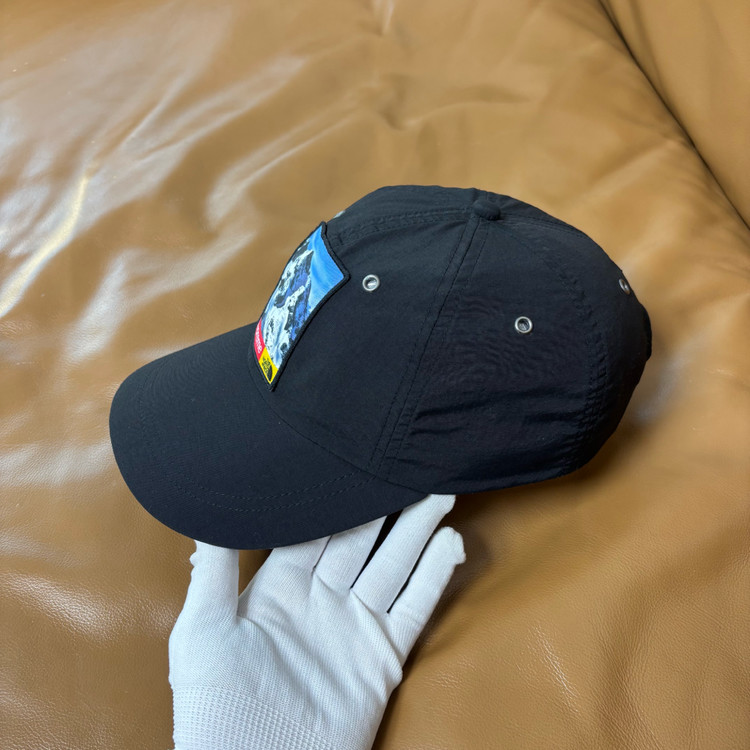 슈프림 노스페이스 6패널 볼캡 모자 설산 블랙 이미지