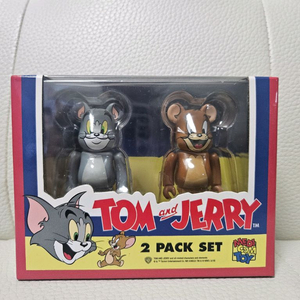 톰과제리 베어브릭 100% 투팩세트 새상품 이미지