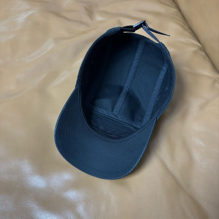 슈프림 캠프캡 모자 박스로고 22fw 밀리터리 블랙 이미지